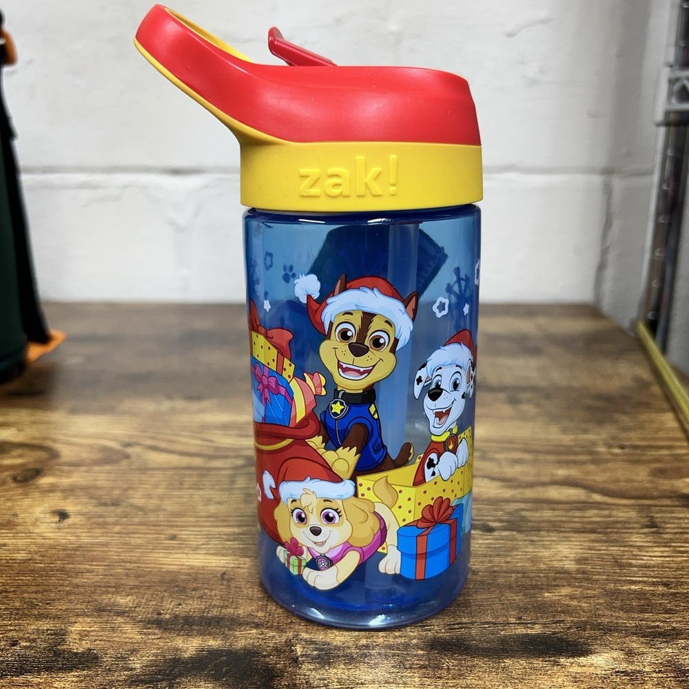 Paw Patrol Water Bottle 16 Oz TMNT‎ Zak Reusable Holidays Christmas Present Gift